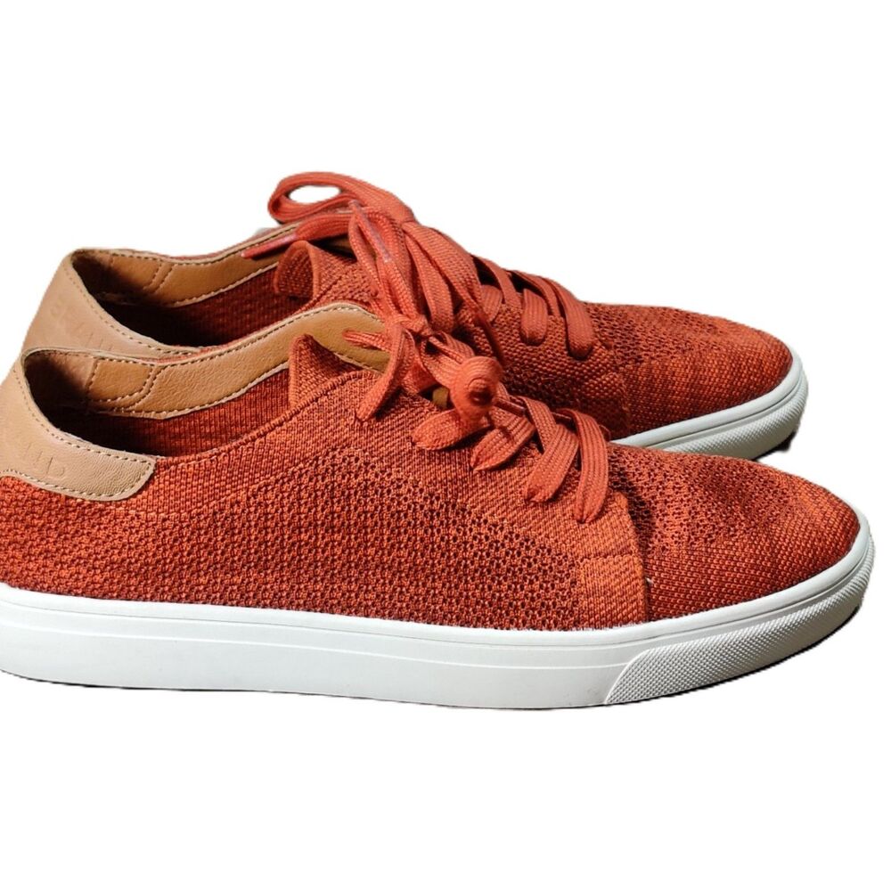 Lucky Brand LK-Leigan Rancho Red Knit Lace Up Sneakers Women's Size 8M Casual